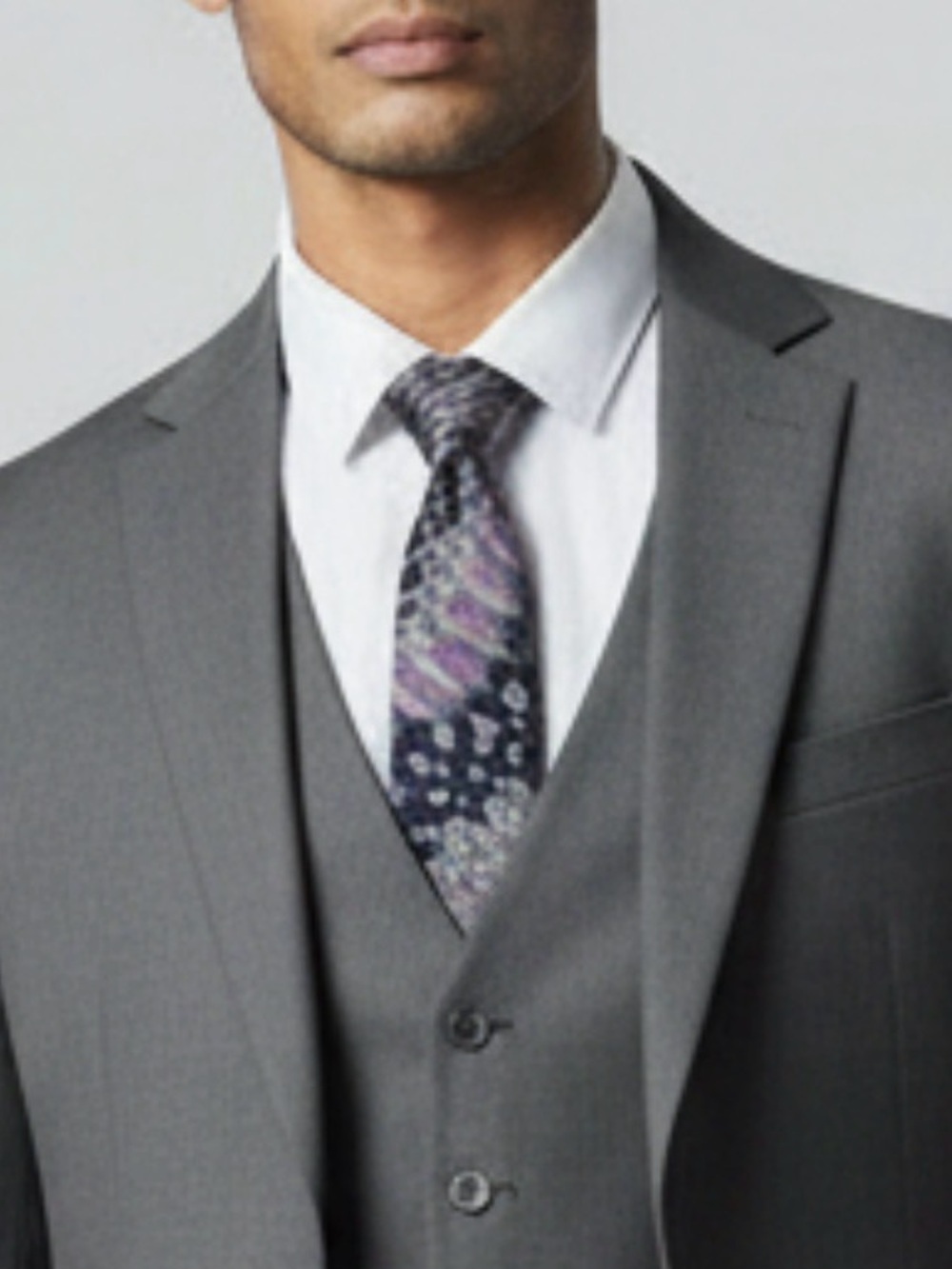 Mondo di Marco Italian Silk Feather Print Tie